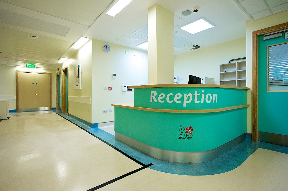 Reception - A&E DEPARTMENT & NEO-NATAL UNIT AT UNIVERSITY HOSPITAL WATERFORD