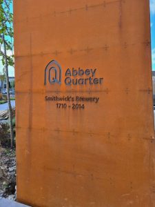 Abbey Quarter Wall | Smithwick's Brewery | 1710 -2014 | Kilkenny Riverside Gardens